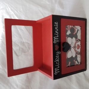 Disney Mickey and Minnie wood jewelry box